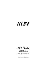 MSI PRO Serie Benutzerhandbuch