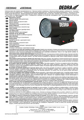 DEDRA O DED9946 Bedienungsanleitung Mit Garantiekarte