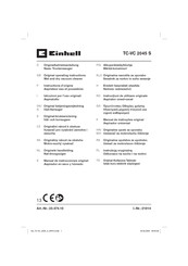 EINHELL 23.474.10 Originalbetriebsanleitung