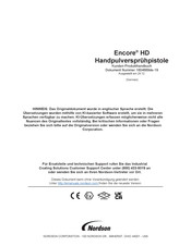 Nordson Encore HD Produkthandbuch