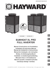Hayward SumHeat XL Pro Einbau- & Anleitungshandbuch