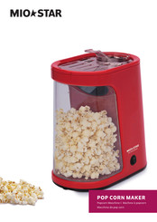 mio star POP CORN MAKER Bedienungsanleitung