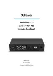 DSPeaker Anti-Mode X2 Benutzerhandbuch