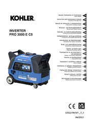 Kohler PRO 3000 E C5 Benutzer- Und Wartungshandbuch