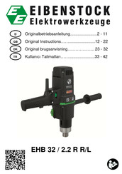 Eibenstock EHB 32/ 2.2 R R/L Originalbetriebsanleitung