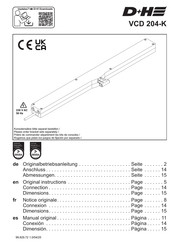 D+H VCD 204-K Originalbetriebsanleitung