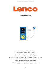 Lenco Xemio-560 Bedienungsanleitung