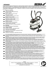 DEDRA DED6603 Bedienungsanleitung Mit Garantiekarte