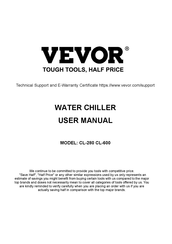 Vevor CL-280 Benutzerhandbuch