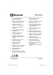 Einhell TC-VC 3055 S Originalbetriebsanleitung