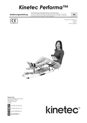 Kinetec Performa Bedienungsanleitung
