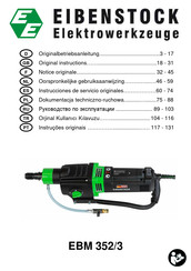 Eibenstock EBM 352/3 Originalbetriebsanleitung