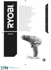 Ryobi R18DD3 Übersetzung Der Originalanleitung
