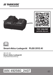 Parkside Performance PLGS 2012 A1 Originalbetriebsanleitung