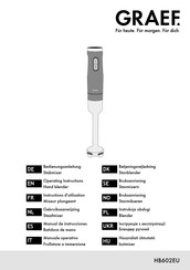 Graef HB602EU Bedienungsanleitung