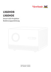 ViewSonic LX60HDE Bedienungsanleitung
