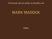 Mark Maddox Shibuya MC7114-77 Bedienungsanleitung