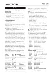 Aritech ACC 4 Montageanweisungen