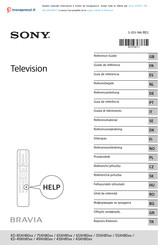Sony BRAVIA KD-49XH8077 Referenz-Anleitung