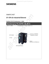 Siemens SIMATIC NET S7-CPs Handbuch