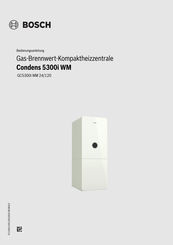 Bosch Condens 5300i WM GC5300i WM Bedienungsanleitung