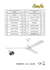 Casafan TRISTAR 90 WE Montage- Und Bedienungsanleitung
