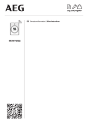 Aeg TR9W75790 Benutzerinformation
