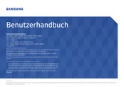 Samsung SHC Benutzerhandbuch