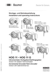 Baumer HUBNER BERLIN HOG 11.2 GM Montage- Und Betriebsanleitung