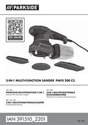 Parkside 391510 2201 Originalbetriebsanleitung