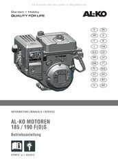 AL-KO 185FS Betriebsanleitung