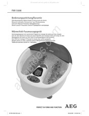 AEG FMI 5508 Bedienungsanleitung, Garantie