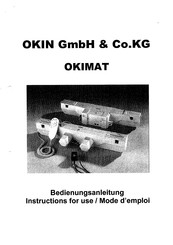 OKIN OKIMAT 2 Bedienungsanleitung