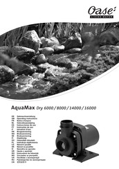 Oase AquaMax Dry 16000 Gebrauchsanleitung