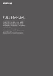Samsung HW-Q710GC Vollständiges Handbuch