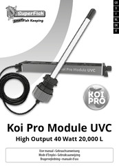 SuperFish Koi Pro Gebrauchsanweisung
