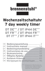 brennenstuhl DT DE Serie Bedienungsanleitung