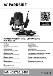 Parkside 458726 2401 Originalbetriebsanleitung
