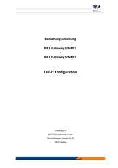 WEPTECH NB1 Gateway SWAN2 wM-Bus Bedienungsanleitung