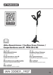 Parkside PRTA 20-Li B2 Originalbetriebsanleitung