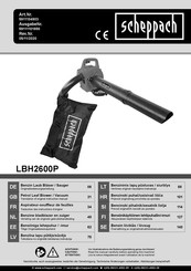 Scheppach LBH2600P Original Bedienungsanleitung