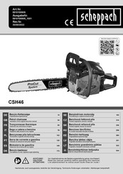 Scheppach CSH46 Original Bedienungsanleitung