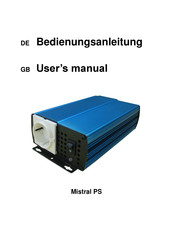 Mistral PS-300 Bedienungsanleitung