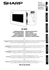 Sharp r-333 Bedienungsanleitung