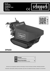 Scheppach DP6500 Originalbetriebsanleitung