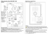 Commend WS 200P I CM Serie Kurzanleitung