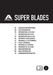 Apollo Super Blades Gebrauchsinformationen