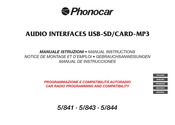 Phonocar 5/841 Gebrauchsanweisungen