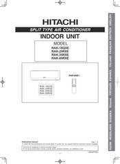 Hitachi RAK-50RXE Bedienungsanleitung