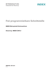 Index C200-sl Betriebsanleitung